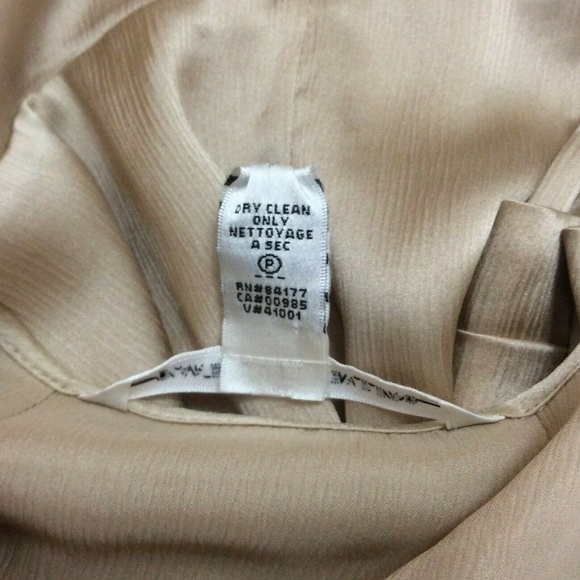 Diane von Furstenberg Blush Silk Waterfall Blouse - Picture 8 of 8